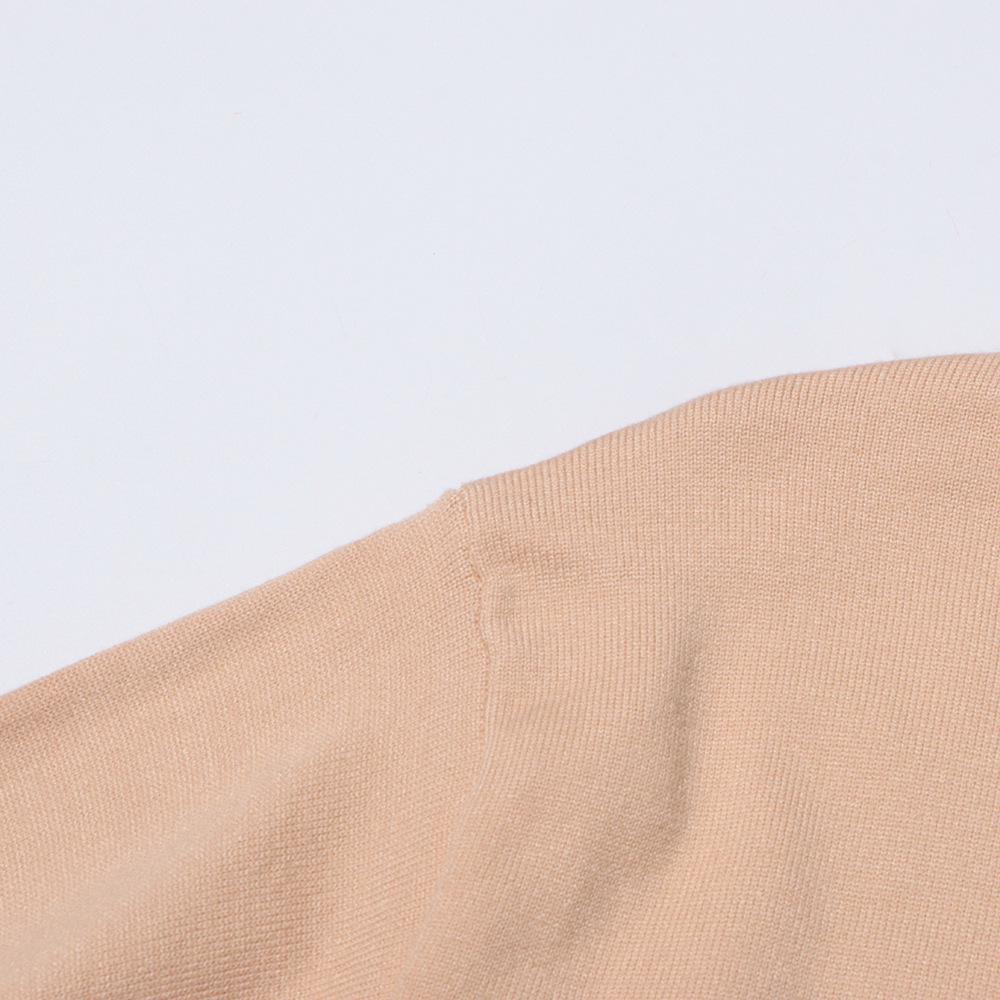 Women's High Neck Patchwork Fluffy Knit Sweater - Autumn/Winter 2026 Collection