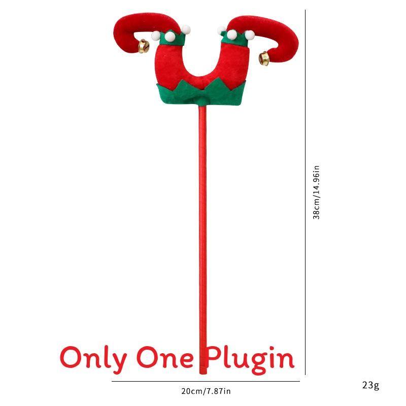 Christmas Elf Leg Fabric Decoration With Cartoon Style For Holiday Tree Accessories