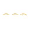 3Pcs Gold Wax Seal Molds for 2.5cm/0.98in Stamp Sealing Wax Molds  Stationery Use