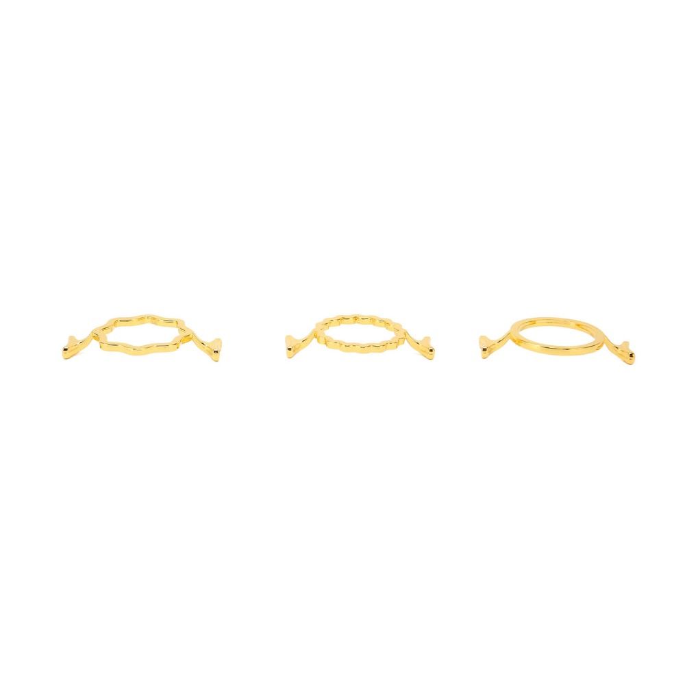 3Pcs Gold Wax Seal Molds for 2.5cm/0.98in Stamp Sealing Wax Molds Stationery Use
