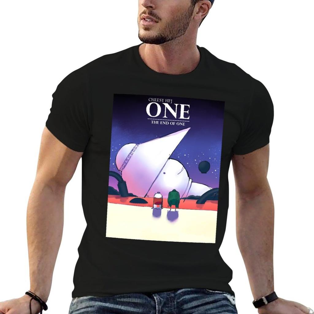 The End Of One Tshirt Black Cotton Tshirt Plain For Unisex Package Cotton Tshirt 100 Anime T Shirts Oversize Tshirt