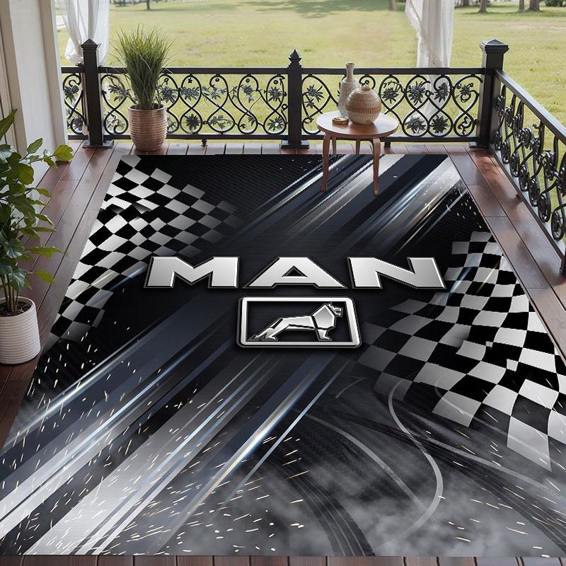 Soft Floor Carpet man truck Pattern Area Rug Decorative Mat For Home Room Decoration