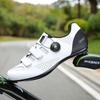Новые велосипедные туфли большого размера, обувь для шоссейного велосипеда с замком, мужская и женская велосипедная обувь с открытой плоской подошвой, помощь в велообуви