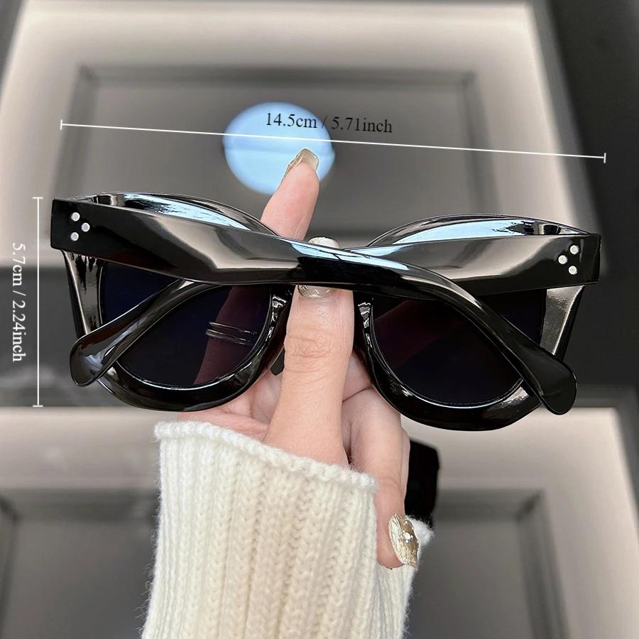 Винтажные солнцезащитные очки «кошачий глаз» женские мужские брендовые ретро солнцезащитные очки женские мужские модные уличные зеркальные панк оправа