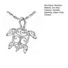 Полая necklaces Черепаха Морская Удача Долголетие Черепаха Кулон Ожерелье Сверкающий Стразы Ожерелье Украшение Подарок Ей Жене Подруге