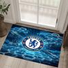 Дизайн Chelsea FC Хрустальный Велюровый Ковер Уютный Не?Нескользящий ковер с принтом для спальни, гостиной, прихожей