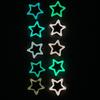 20Pcs Glow in The Dark Luminous Star Hair Clip Trendy Mini Luminous Barrettes  Costume Dress Up