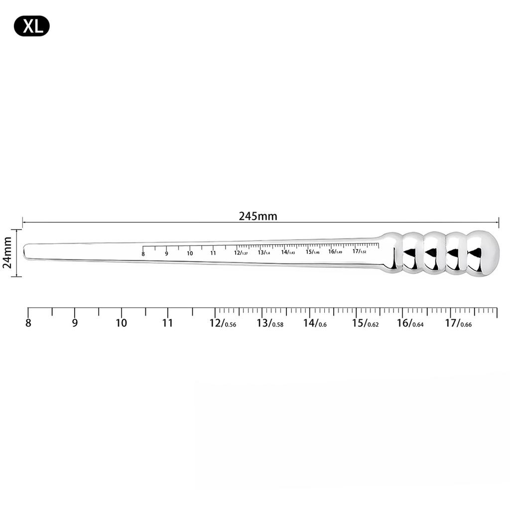 Унисекс, расширение уретры, уретральный стержень, металлический массажер простаты из нержавеющей стали, пробка для пениса, секс-игрушка для мужчин, звучащая