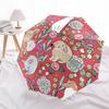1pc Bunnies Flowers Automatic Open/close Folding Umbrella, Compact Portable Travel Umbrella, Durable Construction yy251230155