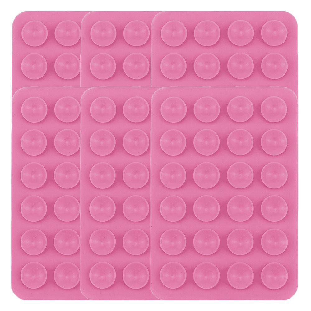 6/3/1 шт. Присоска Настенная подставка Коврик Многофункциональный Силиконовый Присоска Держатель для телефона Квадратный Противоскользящий Односторонний Кожаный Чехол Крепление