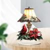 2D Flat Acrylic Table Ornament,Table Lamp Sign Collectible Wedding Red Magpie Flower Decorative