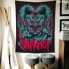 Slipknot Star Tapestry Bold Room Tapestry Fashion Print Wallmounted Work Of Art Atmospheric Background Cloth Christmas Gift