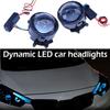 3 Inch Dynamic Devil Eyes Lens Lights For 12v Car WIFI Control Eyes Retrofit Kits LED Headlight Assembly Auto Accessories