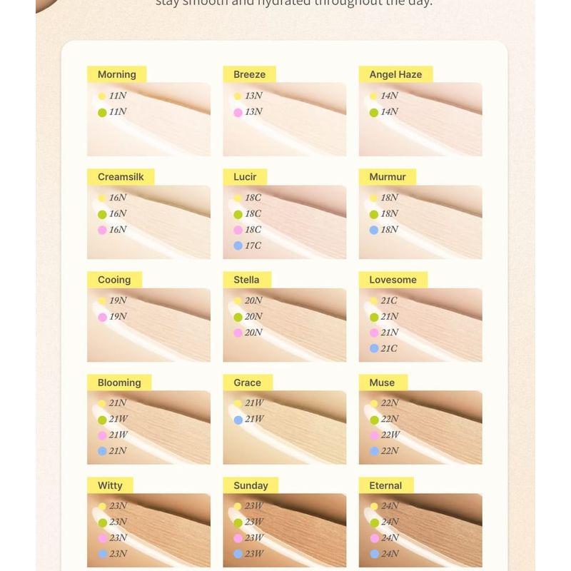 UNLEASHIA Кушон Unleashia Hey Dew Blue - 26 оттенков