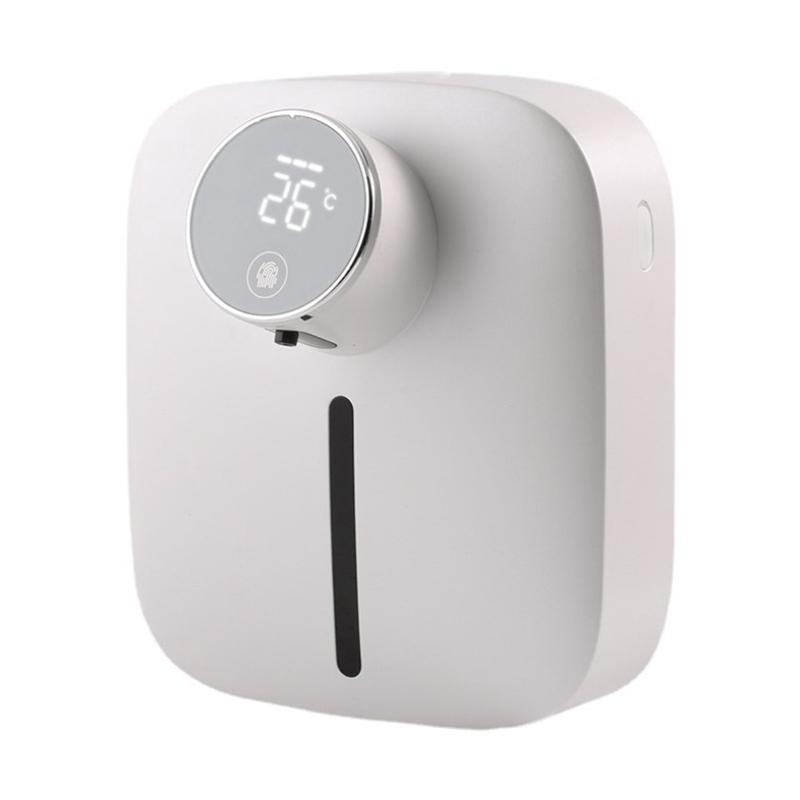 Hot Soap Dispenser Automatic Wall-mounted Rechargeable Temperature Display Liquid Foam Soap Dispensers Hand Sanitizer Machine