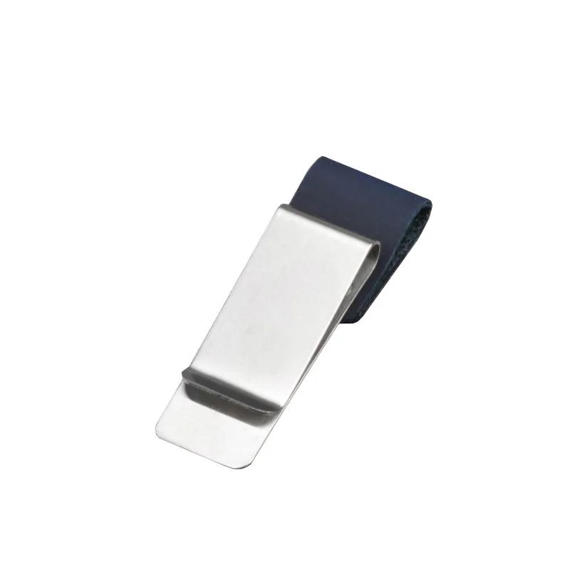 Металлический кожаный держатель для ручек, латунный зажим для карандашей из нержавеющей стали, винтажный держатель для ручек, блокнотов, держатель для ручек, зажим для листов