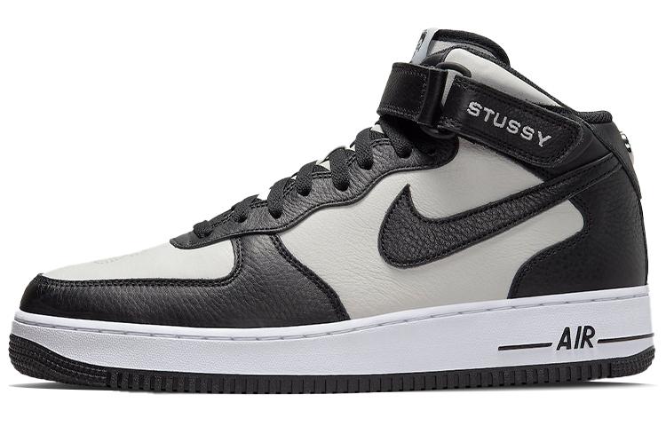 Nike X Stussy Air Force 1 Mid 'Черно-белый' DJ7840-002