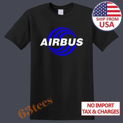 Мужская футболка Airbus Aircraft Company Женская футболка Топ Унисекс Черный Размер от S до 3XL