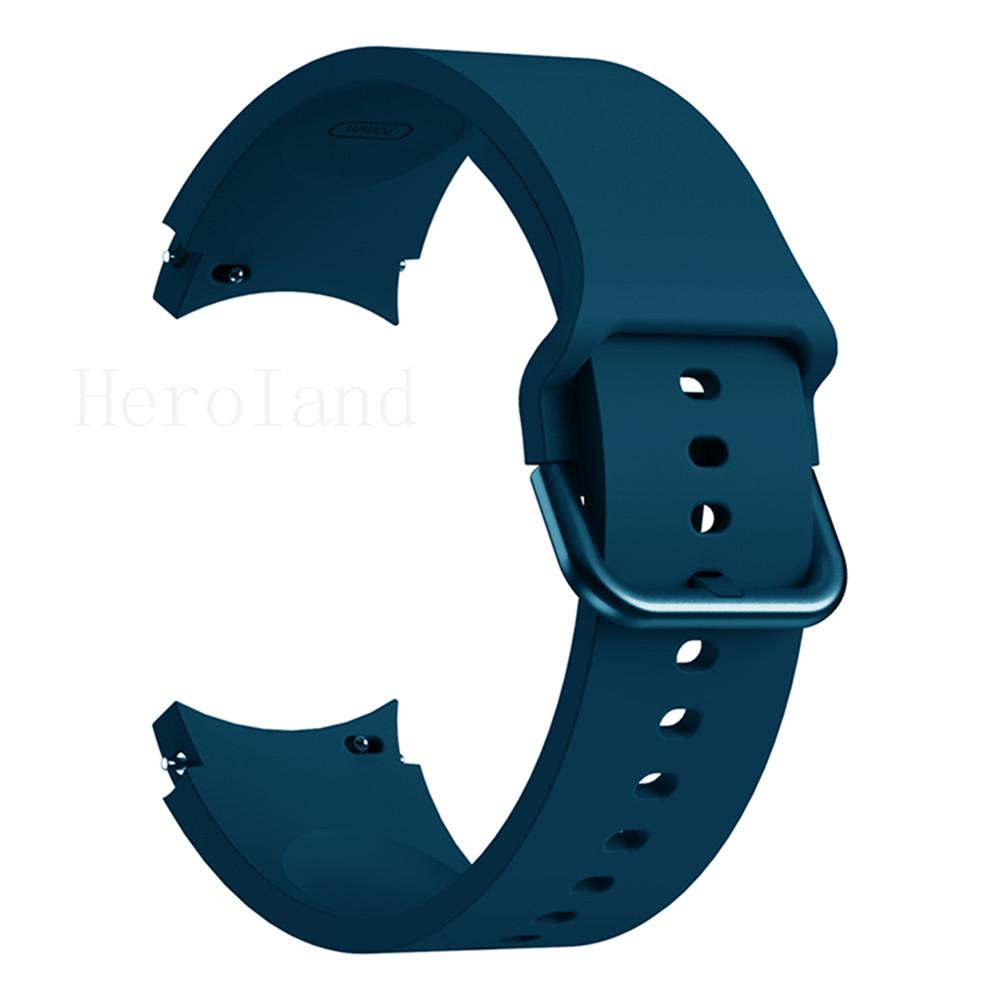 Ремешок 2в1 для Samsung Galaxy Watch FE 6 5 4 40 мм, умный браслет 20 мм, ремешок для часов, силиконовый браслет, прозрачный ремешок и чехол