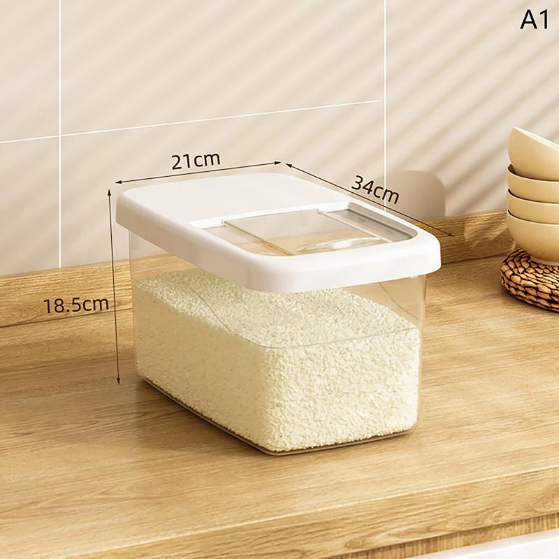 Креативное ведро для риса, резервуар, влагонепроницаемый, защищенный от насекомых, герметичный контейнер для хранения риса, контейнер для пищевых продуктов из зерновых, кухонные аксессуары