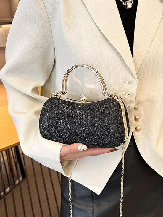 Трендовая вечерняя сумка через плечо кроссбоди 2025 года с дизайном в виде цепочки