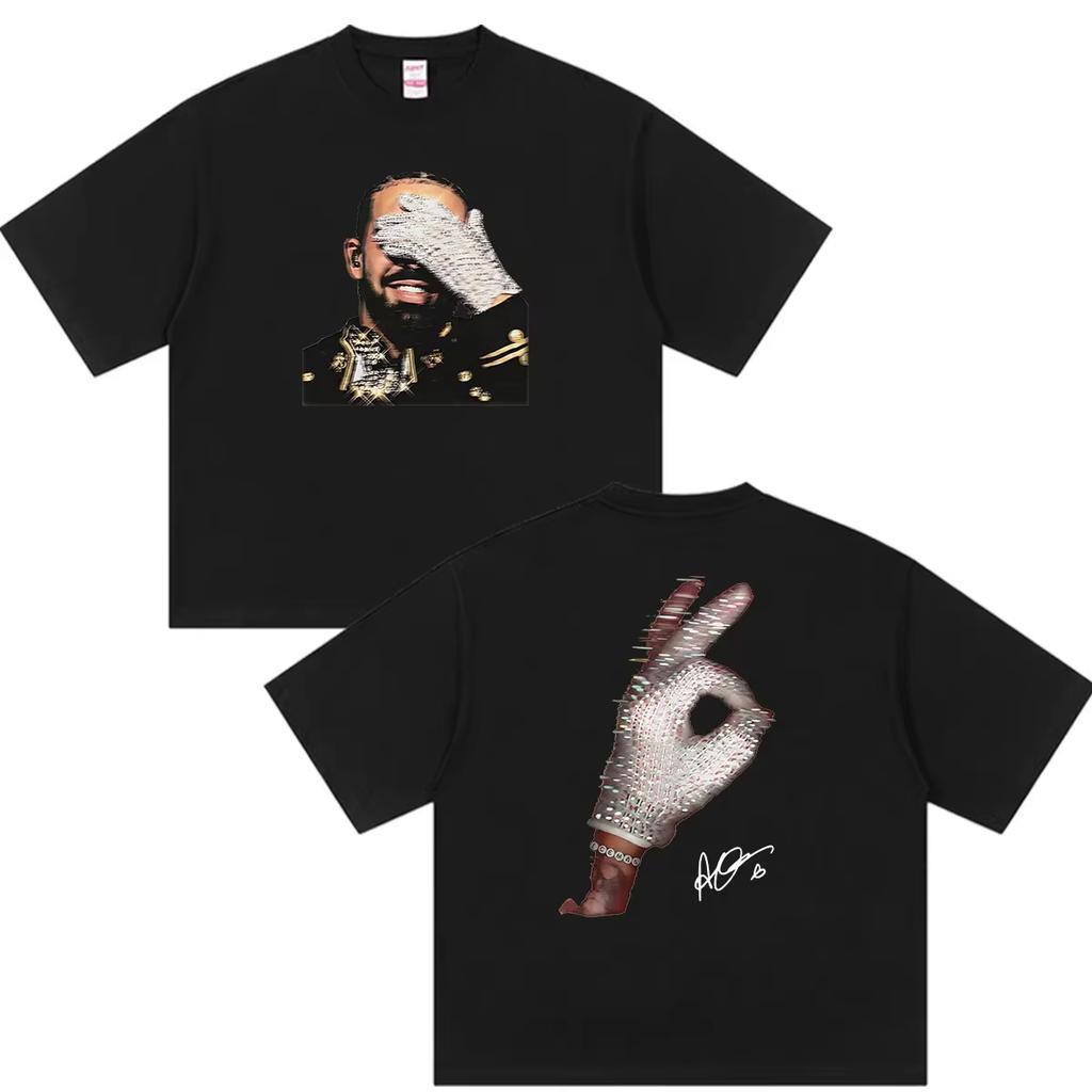 Drake The Iceman Vintage Tshirt Street Engineered Men Women Oversized Short Sleeve Y2k Cotton Short Sleeve Female Male Clothing