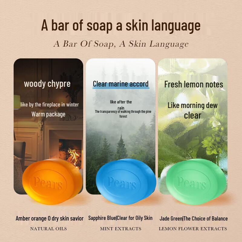 Pears Sapphire Mint Crystal Soap