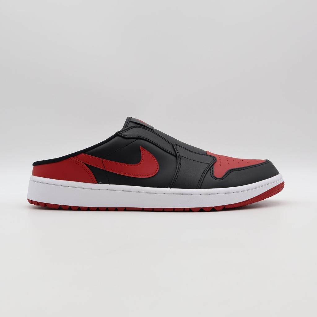 FJ1214-001 Nike Air Jordan 1 Mule Golf Bred Varsity Red Черный Белый (Мужской)