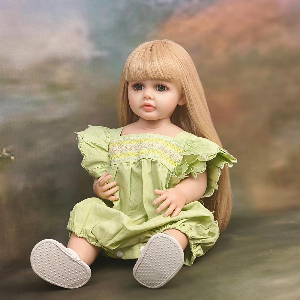 55 см кукла реборн всего тела силиконовые куклы подарок на день рождения девочка игрушка для детской коллекции