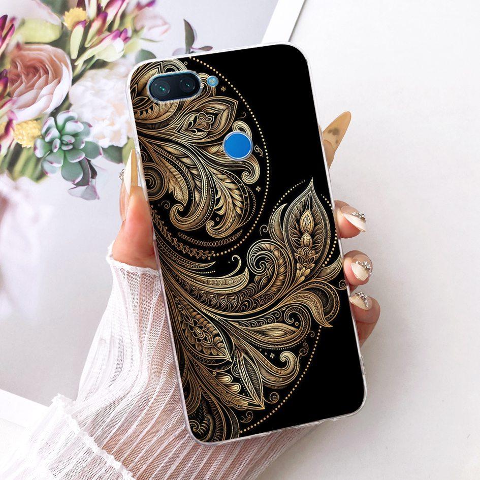 Чехол для Xiaomi Mi 8 Lite Популярный Цветок Мягкий Прозрачный Силиконовый Защитный Чехол для Xiaomi Mi 8 SE Funda Mi8 Pro Mi8Lite TPU Оболочка