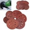 30 шт. 80 240 400 800 1000 2000 # зернистость 8 отверстий крючок-петля наждачная бумага шлифовальные диски