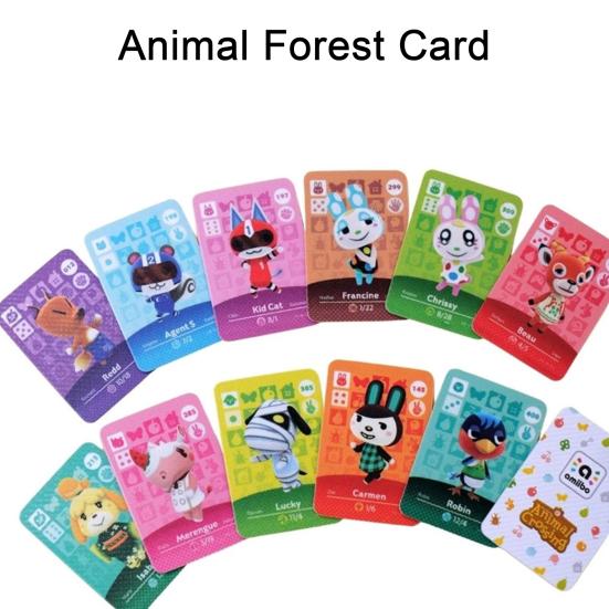 24 шт. карточки Animal Crossing Plug And Play Прекрасные характеристики Быстрый отклик Игра Animal Crossing Карточки жителей Игровой инвентарь