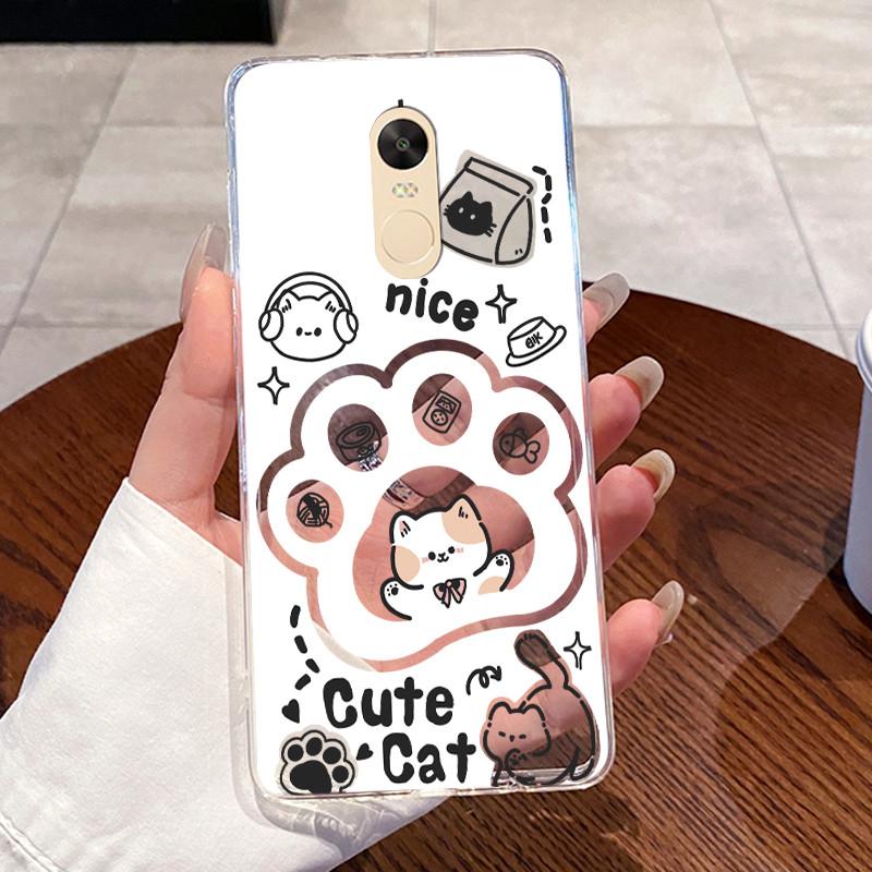 Чехол для Xiaomi Redmi Note 4 Note 4x Capa Coque Прозрачный Силиконовый Желе Мягкий ТПУ Задняя Крышка Милый Кролик Кошка Динозавр Чехол для Телефона