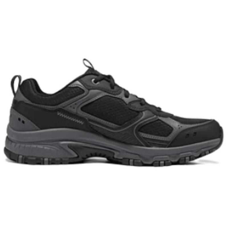 Skechers Мужские стильные удобные универсальные износостойкие низкие походные ботинки Черные 237754C-BKCC