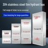 304 Stainless Steel Fire Hydrant Box Set for Indoor/Outdoor Use