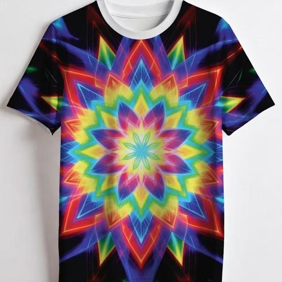 Summer New Galaxy Space Graphic 3D Print T-Shirts Men Women Short Sleeve Round Neck T Shirt Harajuku Y2K Tops Tees Man Clothing