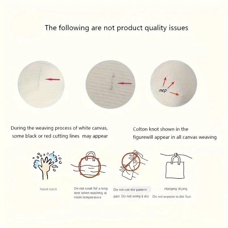 Canvas medicine bag,casual style,Beige zipper travel bag,ideal for toiletries, stationery organizing,ladies handbag