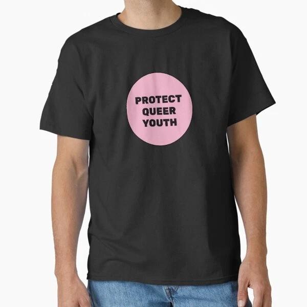 Protect Queer Youth Classic TShirt Made In UsaAus TShirt S2xl