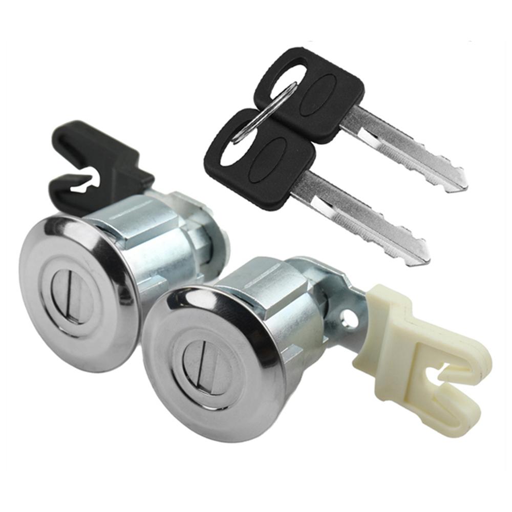 Door Lock Cylinder Set With 2 Keys For Ford Econoline Van Super Duty Truck Mazda