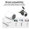 Phone Gimbal Stabilizer Fill Light for DJI 3000K-6500K 3 Lighting Color 10-Level Brightness Adjustable Pocket Magnetic Smartphone Vlog