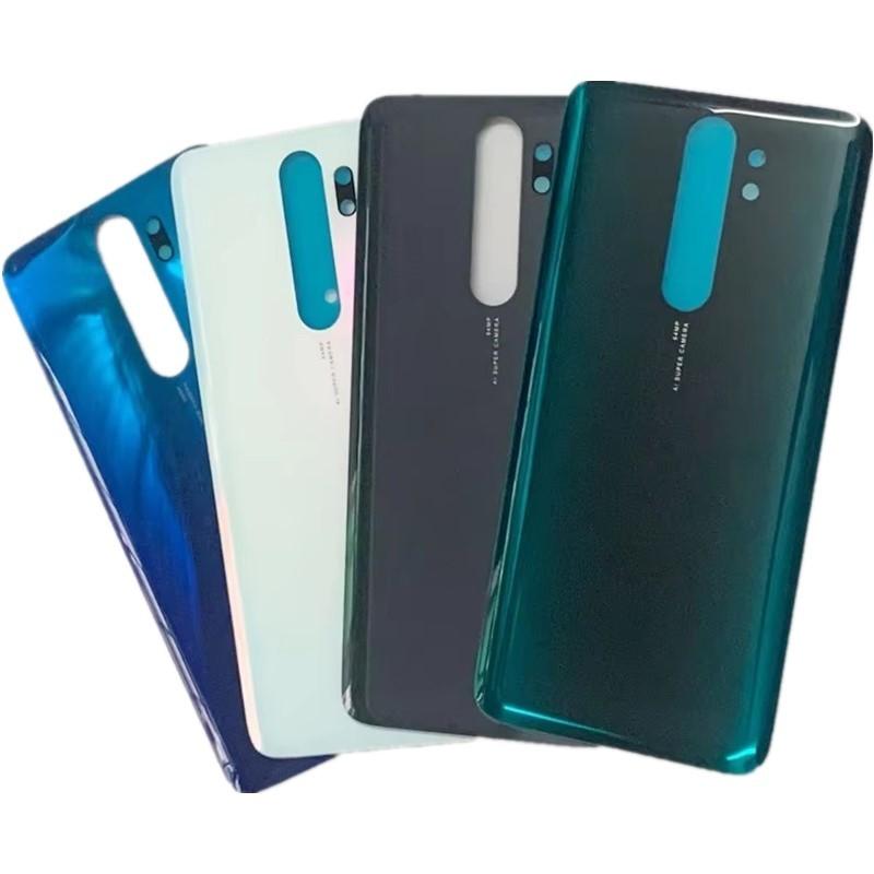 Задняя крышка аккумулятора для Xiaomi Redmi Note 8 Pro Задняя стеклянная крышка Корпус Запасные части