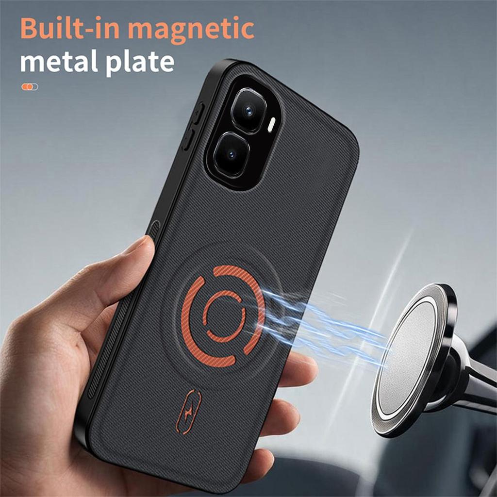 Текстурированный ТПУ чехол для телефона с покрытием под кожу для infinix GT 50 PRO Ударопрочный Мягкий чехол