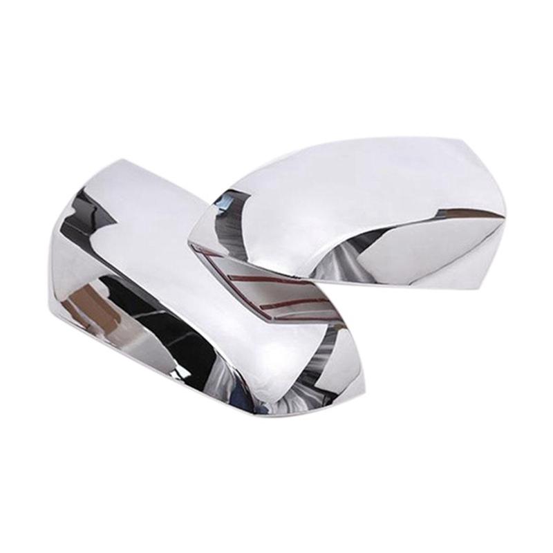 QM-Chrome ABS Car Side Rearview Mirror Cover Trim For Toyota- Sequoia 2007-2020