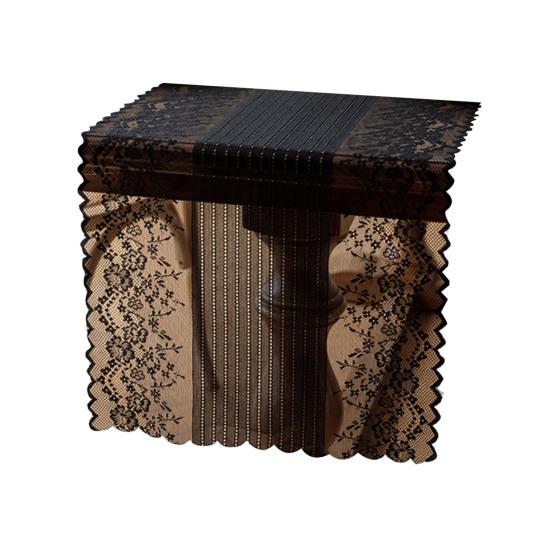 Lace Table Runner Hollow Out Placemat for Dining Table Dresser Buffet Decor Wrinkle-Free Protective Tablecloth for Dining Home Wedding Party