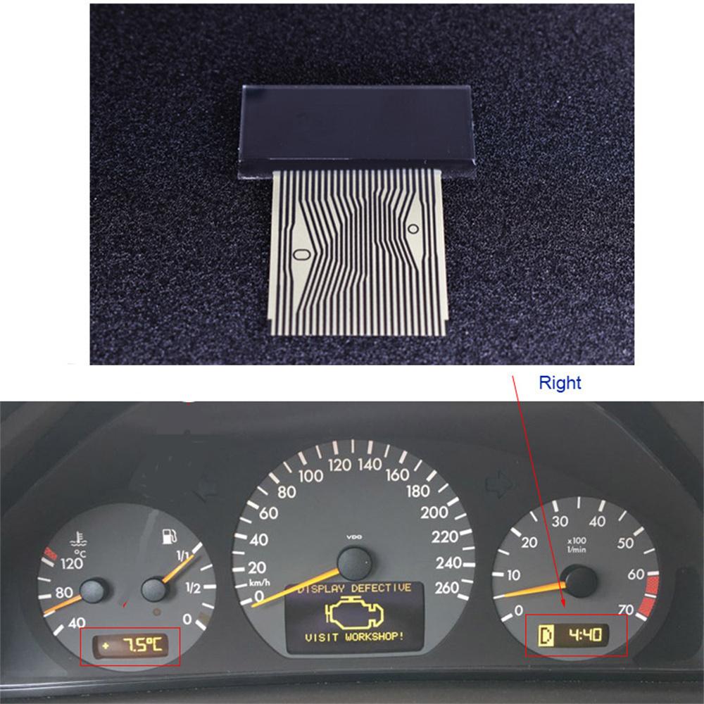 LCD Display Screen For Mercedes Benz E-Class W210 S210 Right Instrument Cluster