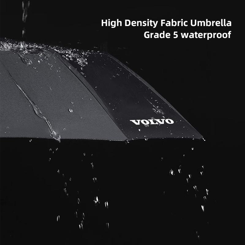 Car Automatic Umbrella Portable Folding Volvo Logo Accessories For Volvo V60 V40 XC90 S60 C30 XC60 V50 S90 XC40 T6 V90 EX90 XC70