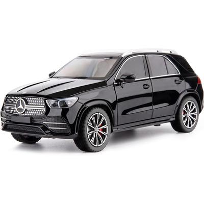 1/24 масштаб, литой игрушечный автомобиль Benz GLE 350 из сплава со звуком и светом, коллекционная модель автомобиля для детей, подарок