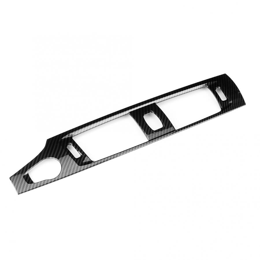 Центральная консоль в стиле левого руля из углеродного волокна, вентиляционное отверстие для переменного тока, накладка, подходит для автомобиля BMW X3 F25 2011-2017