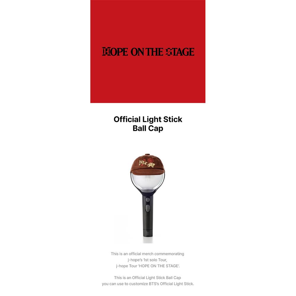 BTS Official Light Stick Ball Cap (HOPE ON THE STAGE)