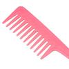 Large Curved Anti-Static Plastic Comb for Long Hair - Wide Tooth Split Hook Comb for Men and Women